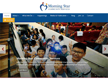 Tablet Screenshot of morningstar.org.sg