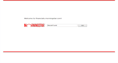 Desktop Screenshot of financials.morningstar.com