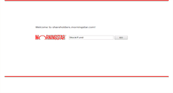 Desktop Screenshot of investors.morningstar.com